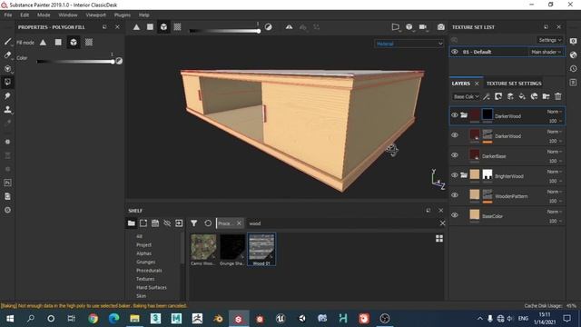 Substance Painter Анхан шат 01 - Ширээ