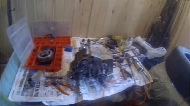 Тюнинг на всех жирах 170сс 4v. Выломало кусок картера, что делать? Сборка форсажа. смотреть онлайн