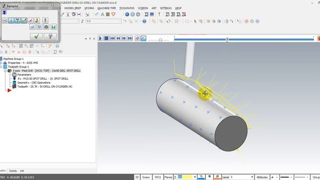 MASTERCAM MULTI-AXIS LESSON 1: MULTI AXIS DRILLING (PART.1) смотреть онлайн