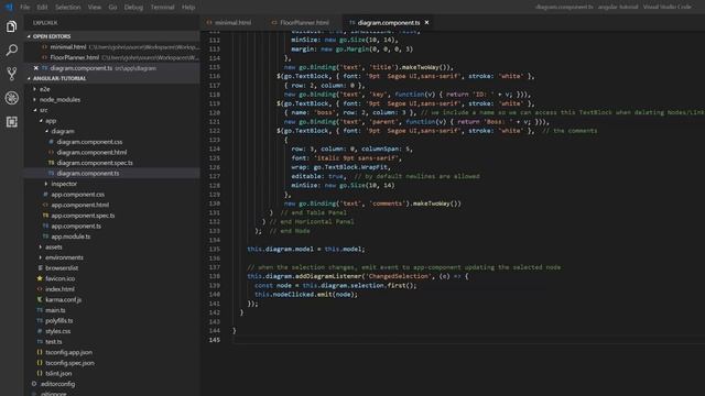 GoJS with Angular: Basic OrgChart Editor Example смотреть онлайн