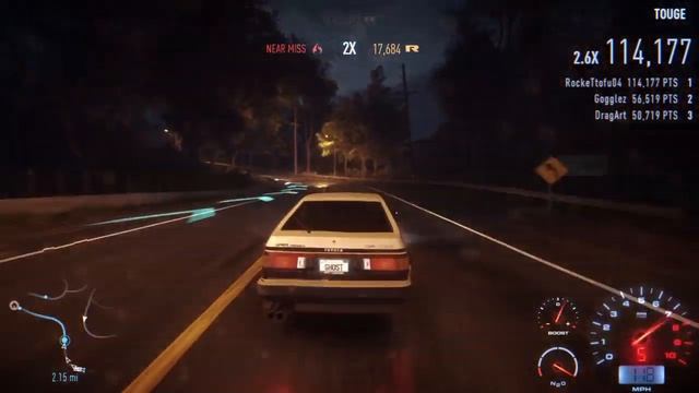 Need for Speed: Clutching at the Straws Touge with Toyota GT Apex Sprinter Trueno. смотреть онлайн