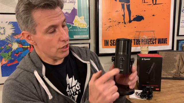 Spedal MC02 USB Condenser Microphone for PC & Mac, Computer Mic for Gaming Recording Streaming смотреть онлайн