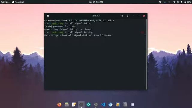 Install signal app in manjaro | arch | snap | linux | signal app смотреть онлайн