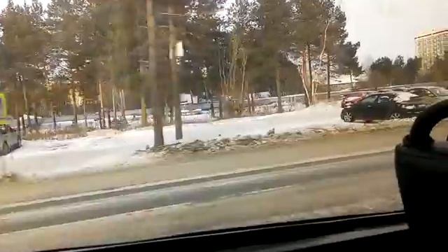 Поездка на МАЗ-104.Х25 АК 120 86, маршрут 19 смотреть онлайн