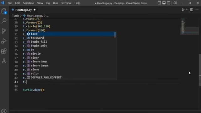Make a Heart & write 'LOVE' in Python Turtle ❤️ | Python Turtle | смотреть онлайн
