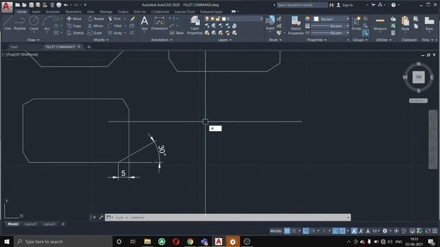 How to use Chamfer Command in AutoCAD | Chamfer Command Setting | Chamfer Angle | Chamfer in AutoCA смотреть онлайн