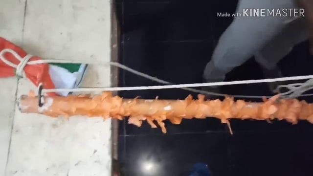 How to tie national flag in telugu, tie any flag,ఫ్లాగ్ ని ఏవిదంగా కట్టాలి смотреть онлайн
