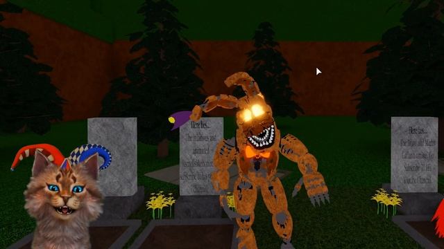 ИГРАЮ ЗА АНИМАТРОНИКА ФАНТАЙМ ФОКСИ / ФНАФ 3D ПУГАЮ ОХРАННИКА / КООП FNAF ROBLOX / FNAF Help Wanted смотреть онлайн