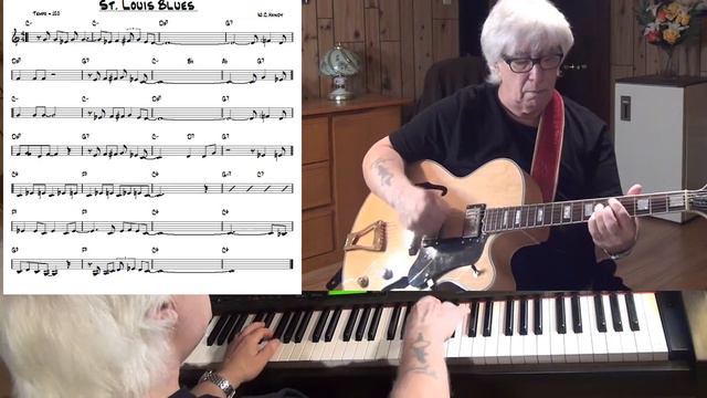 St. Louis Blues - Jazz guitar & piano cover ( W.C.Handy ) смотреть онлайн