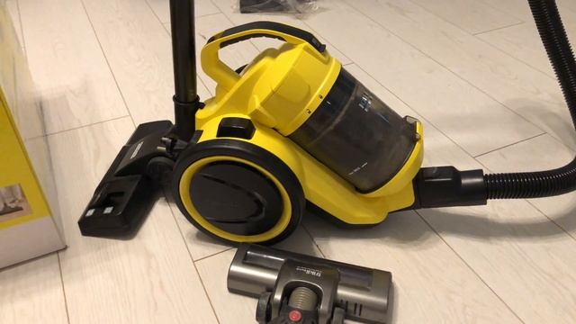 Karcher VC3 бытовой безмешковый пылесос, обзор владельца. Умный дом и котики смотреть онлайн