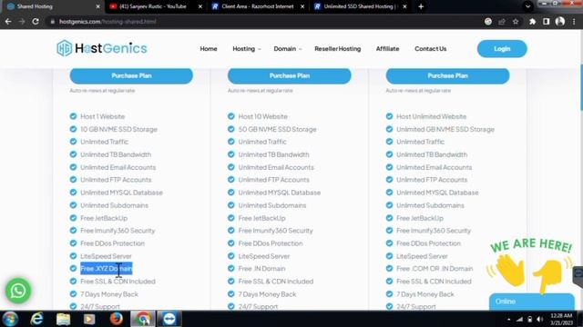 Free Domain with Web Hosting At Only ₹59 | Free SSL | 7 Days Money Refund | Limited Offer | смотреть онлайн