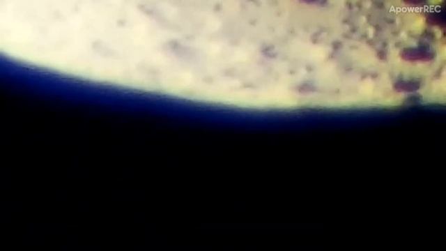 Зафиксирован блеск объекта перед границей с диском Луны. С 500-кратным увеличением части видео. смотреть онлайн