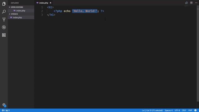 2.1 PHP Fundamentals - PHP Syntax and Variables смотреть онлайн