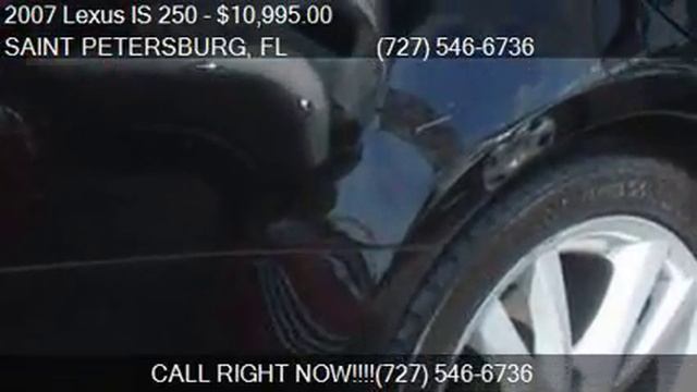 2007 Lexus IS 250 Base 4dr Sedan (2.5L V6 6A) for sale in SA смотреть онлайн