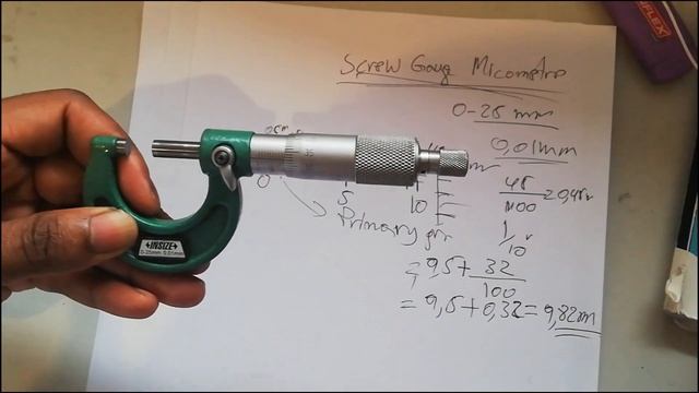 How to read a Screw Gauge Micrometer (Science and Engineering) смотреть онлайн