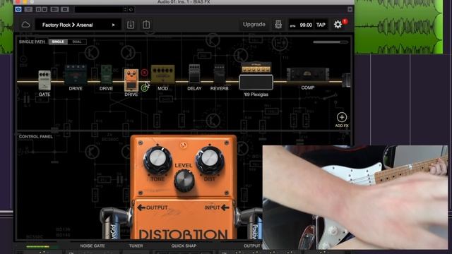 Звук и обработка электрогитары. Прославление на гитаре смотреть онлайн