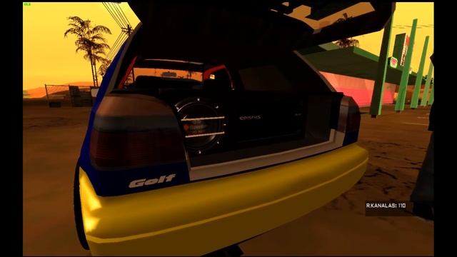 VW MK3 Harlequin Edition Bass Test смотреть онлайн