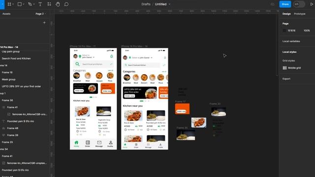 Improve your UI design skills in 20 minutes ( Food mobile app design in figma) смотреть онлайн