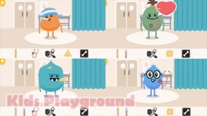 Dumb Ways JR Zany's Hospital 4 Characters Care Game for Kids