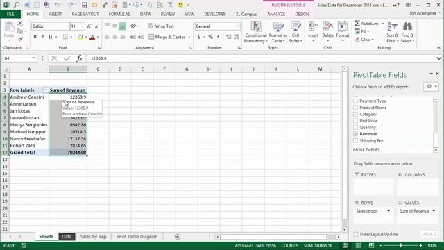 Introduction to Pivot Tables, Charts, and Dashboards in Excel (Part 1) смотреть онлайн