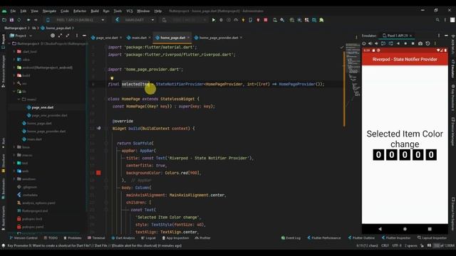Change UI selected item | Riverpod 2.0 | State Notifier Provider смотреть онлайн