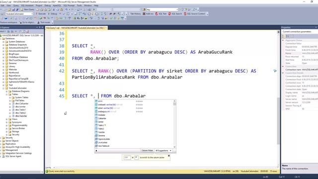 SQL Server'da RANK, DENSE_RANK ve ROW_NUMBER Fonksiyonları Kullanımı смотреть онлайн