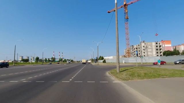 Поездка по Минску - Фрунзенский район, Сухарево смотреть онлайн