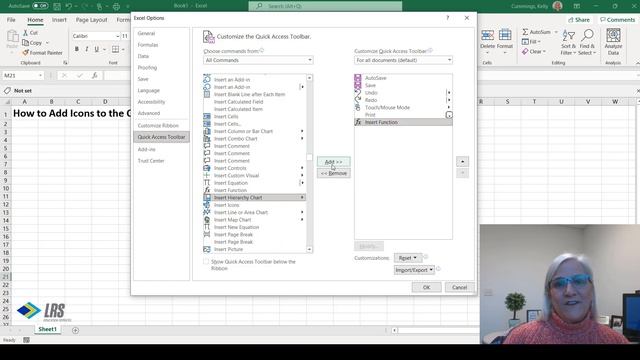 Adding Shortcuts to Quick Access Toolbar in Microsoft Excel смотреть онлайн