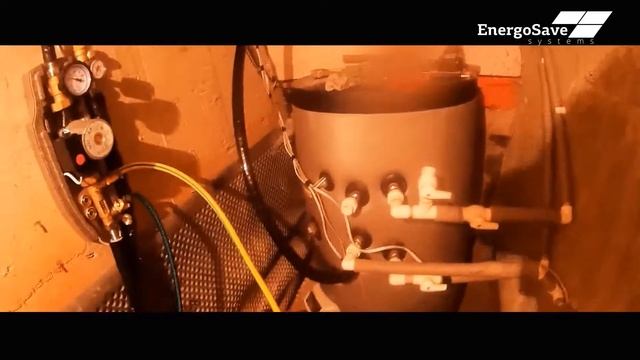 Установка солнечных коллекторов для отопления дома и бассейна. Компания Energo Save, Украина смотреть онлайн