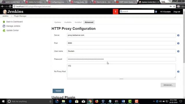 configuring proxy jenkins смотреть онлайн