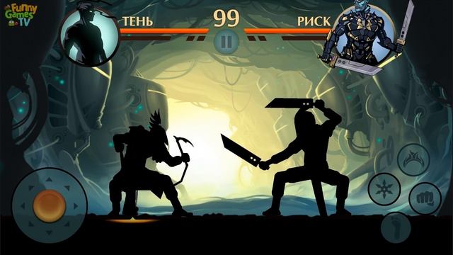 БИТВА С КРОНОСом мультик для детей игра Shadow Fight 2 бой с тенью видео для детей от FGTV смотреть онлайн