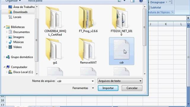 Importando arquivos CSV no excel 2007, 200x, etc... смотреть онлайн