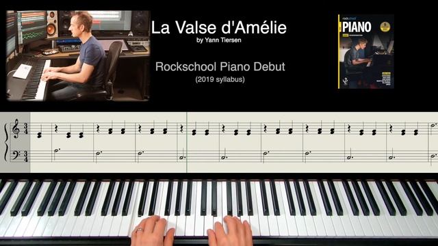 La Valse d'Amélie - Rockschool Piano Debut (2019 Syllabus) смотреть онлайн