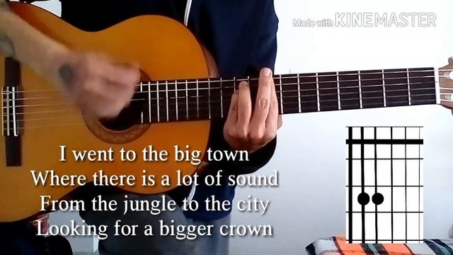 Manu Chao - Bongo Bong (ska) (cover, lyrics and chords for acoustic guitar) смотреть онлайн