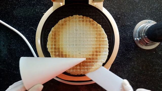 как приготовить вафельные рожки с кремом смотреть онлайн