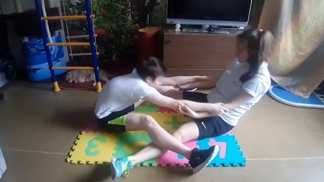 Физкультура “Упражнения в парах” смотреть онлайн