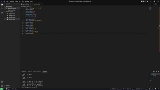 Python Course - List and Tuple смотреть онлайн