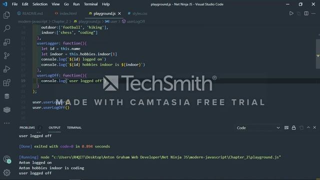 How I Learnt JavaScript - inside an object and the keyword 'this' смотреть онлайн