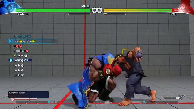 Street Fighter V - Challenge Mode - Balrog- All Combos - 01. Juli - Update смотреть онлайн