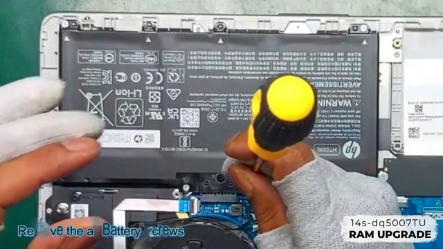 How to Upgrade RAM HP 14s-dq5007TU Laptop 2023 - HP 14s-dq Disassemble and RAM Upgrade Options. смотреть онлайн