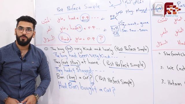 الرابع الاعدادي :الوحدة 2 / الحلقة 4 / الماضي التام البسيط + الماضي التام المستمر смотреть онлайн