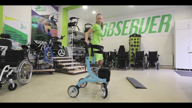 Дизайнерский складной роллатор ExcelCare Travixx смотреть онлайн