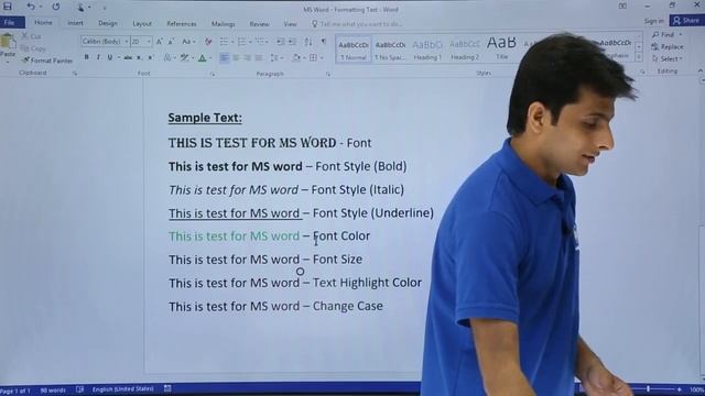 Ms Word - Formatting Text смотреть онлайн