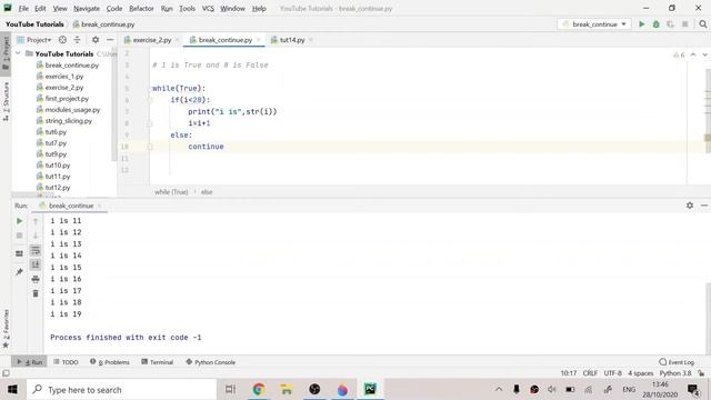 Break and Continue in Python | Python for Absolute Beginners in English | #17 смотреть онлайн
