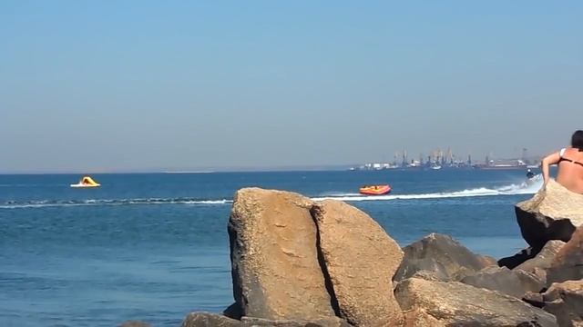 Отдых на море. Бердянск. Курортный городок. Наша поездка. Азовское море смотреть онлайн