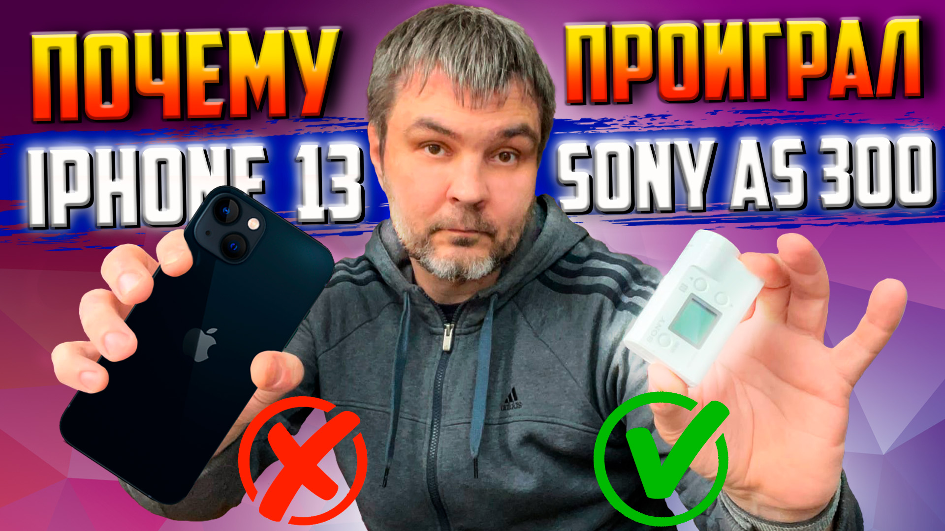 Я выкинул IPhone 13 и купил Sony HDR AS300 / Лучшая камера для влога сони ас300 / айфон 13 проиграл
