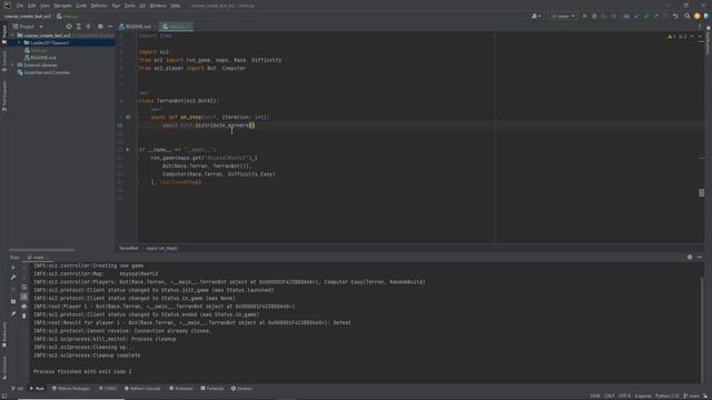Пишем бота для StarCraft 2 на Python Часть 1 смотреть онлайн