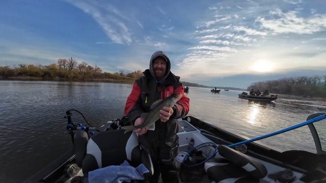 Blade Baits for Fall Mississippi River Walleye and Sauger смотреть онлайн