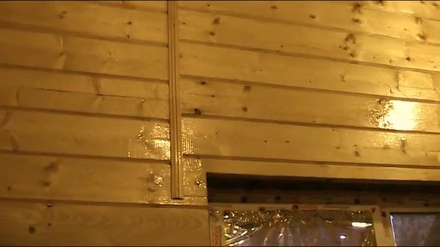 Покрываю лаком вагонку. смотреть онлайн