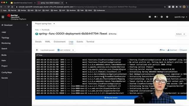 How to Develop Spring Cloud Function with OpenShift Serverless смотреть онлайн